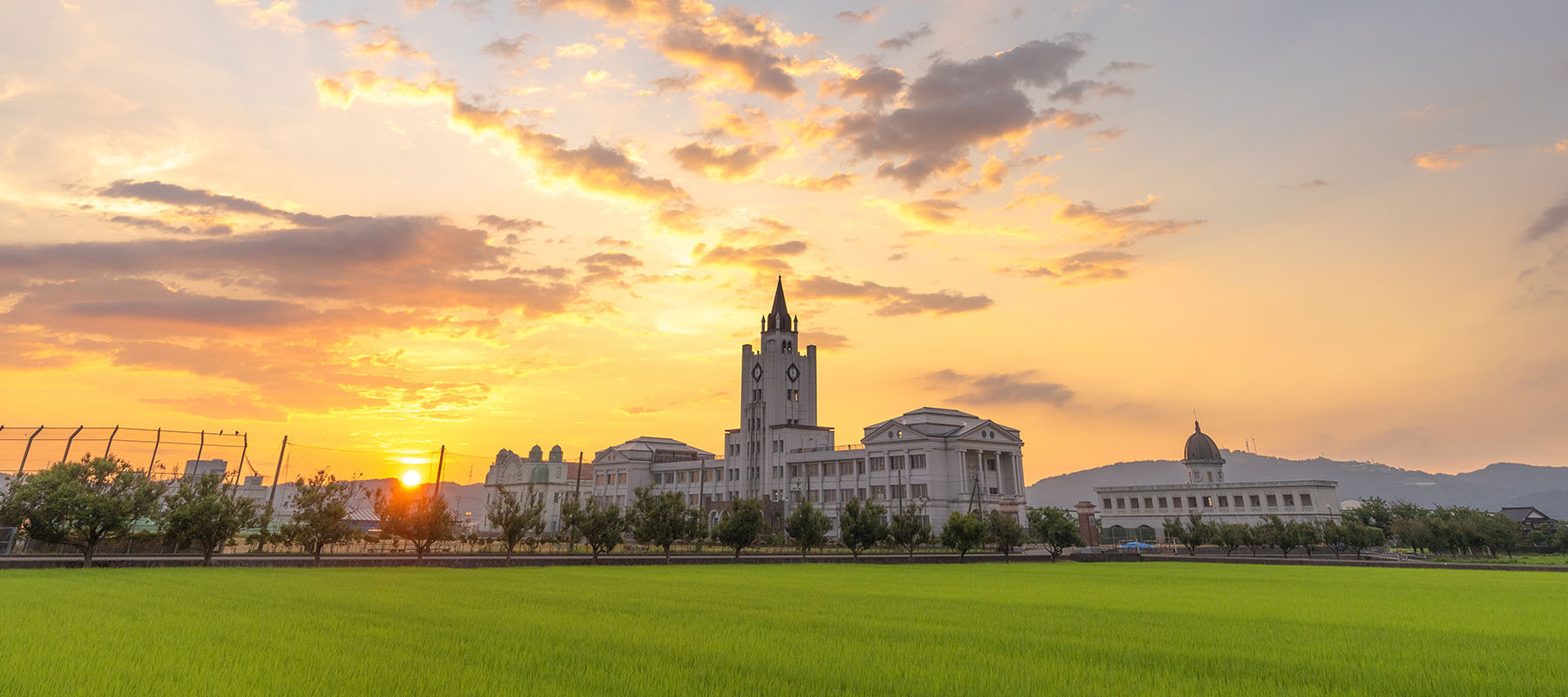 写真：夕焼けの景色