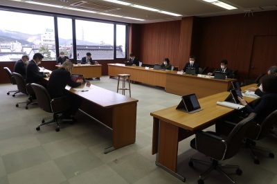 写真：広報広聴委員会理事会の様子