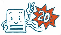 イラスト：ファンヒーターは20℃