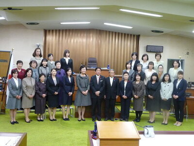 写真：小矢部市女性議会10月26日