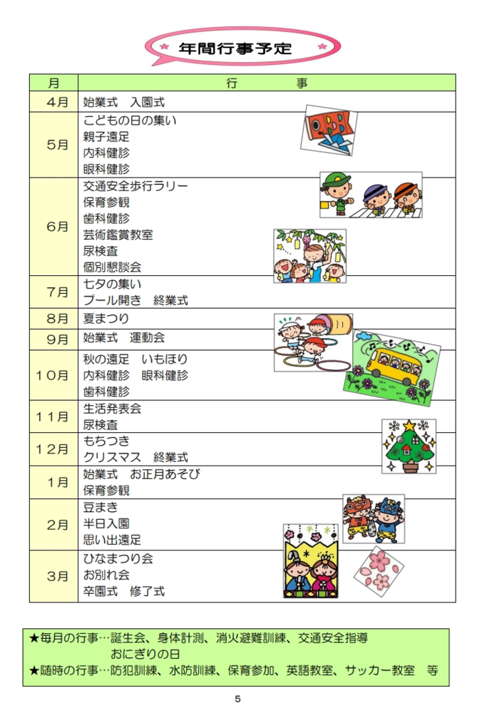 年間行事