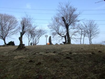 写真：加越国境城跡群及び道（松根城跡）