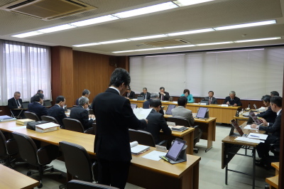 写真：公共施設再編特別委員会（令和元年12月17日　12月定例会中）の様子