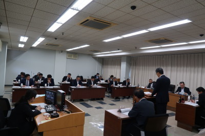 写真：全員協議会（令和元年6月14日　6月定例会中）の様子