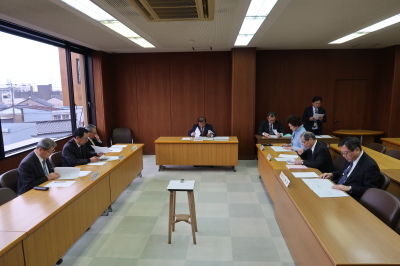 写真：議会運営委員会（平成31年3月11日　3月定例会中）の様子
