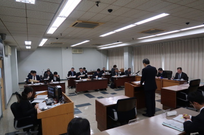 写真：全員協議会（議案説明会）（平成31年3月1日）の様子