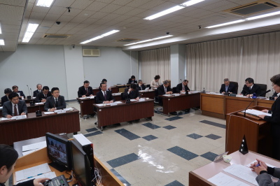 写真：全員協議会（平成31年2月21日）の様子