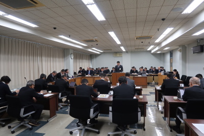 写真：全員協議会の様子