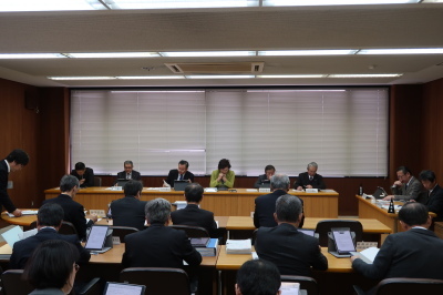 写真：公共施設再編特別委員会の様子