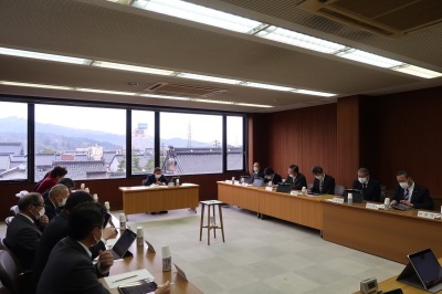 写真：第4回議会改革協議会の様子