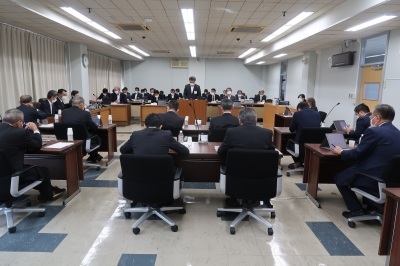 写真：全員協議会の様子