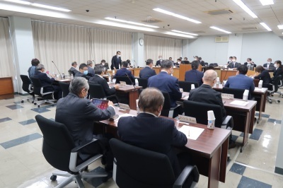 写真：全員協議会の様子