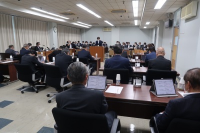 写真：全員協議会の様子