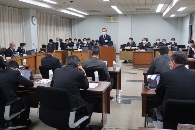 写真：全員協議会の様子