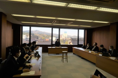 写真：第1回議会改革協議会の様子