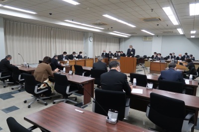 写真：公共施設再編特別委員会の様子