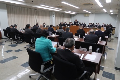 写真：全員協議会の様子