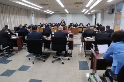 写真：全員協議会の様子