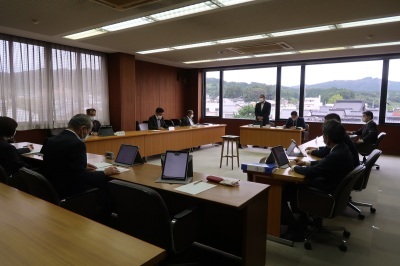 写真：広報広聴委員会理事会の様子