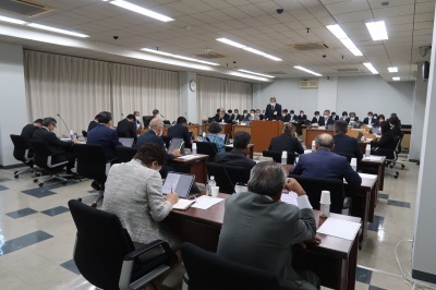 写真：全員協議会の様子