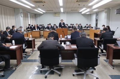 写真：全員協議会の様子