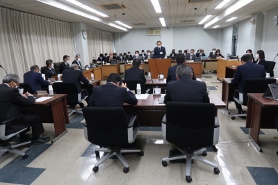 写真：全員協議会の様子