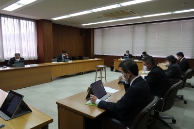 写真：広報広聴委員会理事会の様子