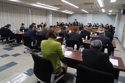 写真：全員協議会の様子