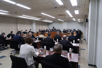 令和5年4月21日の全員協議会の様子