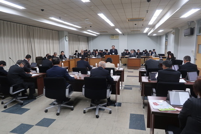 令和5年11月24日の全員協議会の様子