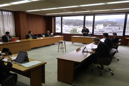 令和6年1月22日議会運営委員会の様子