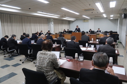 令和6年3月1日全員協議会の様子