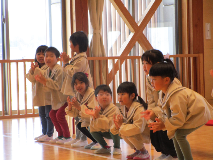 写真：入園式
