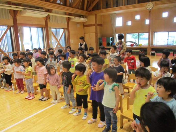 写真：虫歯予防教室