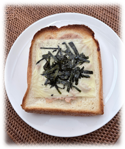 ツナチーズのり焼きトースト
