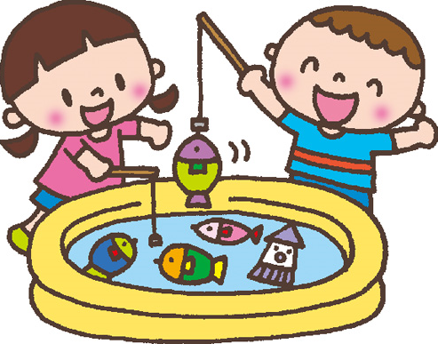 夏祭りの子どもたち