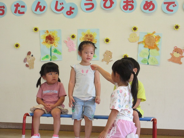 誕生会写真