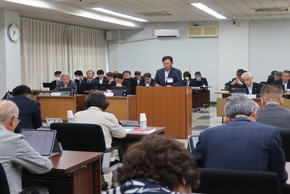 令和7年9月5日全員協議会の様子