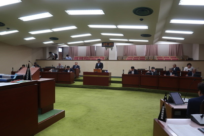 令和7年9月12日本会議の様子