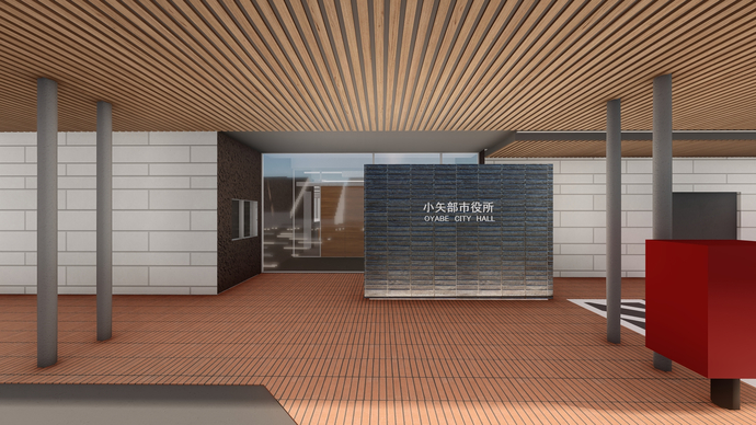 正面玄関からのイメージ