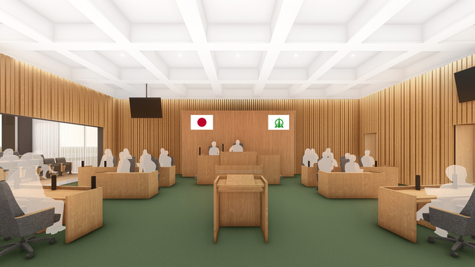 議場の内観イメージ