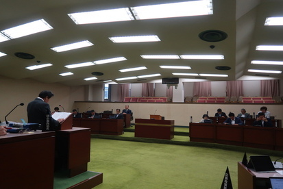 令和8年9月3日臨時会の模様